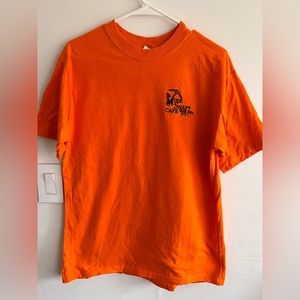 Mine Shaft Cafe BVI Virgin Gorda Orange Mens Size Large